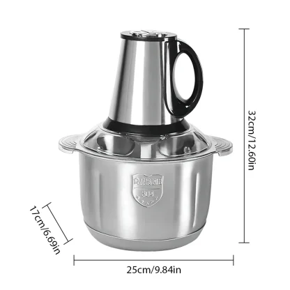 Hachoir à viande électrique 5L en acier inoxydable – Image 7