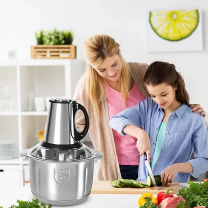 Hachoir à viande électrique 5L en acier inoxydable – Image 6