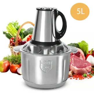Hachoir à viande électrique 5L en acier inoxydable
