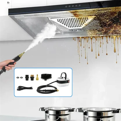 Nettoyeur à vapeur de 900 ml avec stérilisation à haute température pour climatisation – Image 15