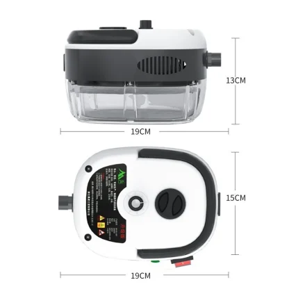 Nettoyeur à vapeur de 900 ml avec stérilisation à haute température pour climatisation – Image 5