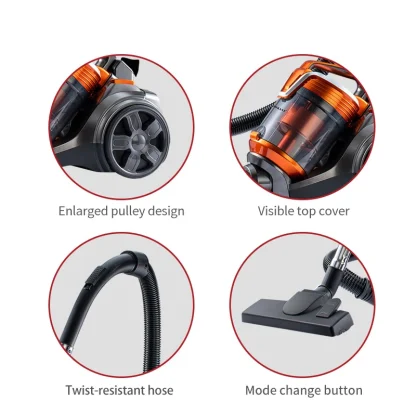 Aspirateur cylindrique 15000PA 3600W – Image 6