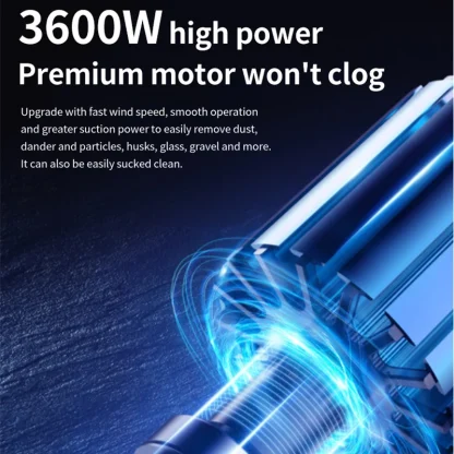 Aspirateur cylindrique 15000PA 3600W – Image 4
