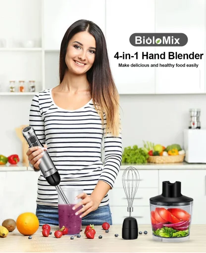 BioloMix 4 en 1 mélangeur à main par Immersion haute puissance 1200 W – Image 7