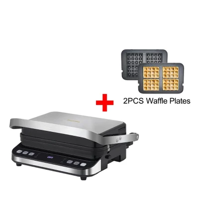 BioloMix 2000W Grill à Contact électrique Grill numérique et presse à Panini – Image 8