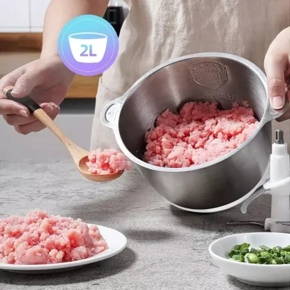BioloMix-Hachoir à viande électrique en acier inoxydable – Image 3