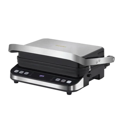 BioloMix 2000W Grill à Contact électrique Grill numérique et presse à Panini – Image 7