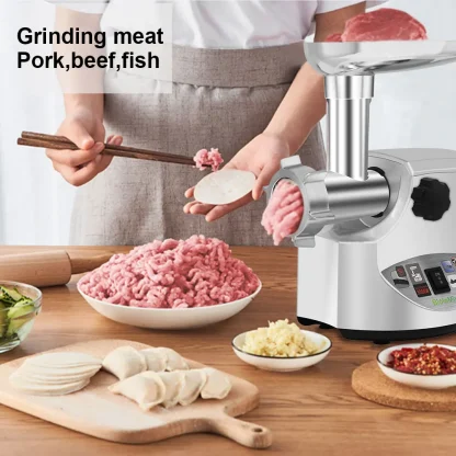 BioloMix robuste 3000W Max puissant hachoir à viande électrique maison – Image 4