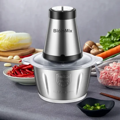 BioloMix-Hachoir à viande électrique en acier inoxydable – Image 9