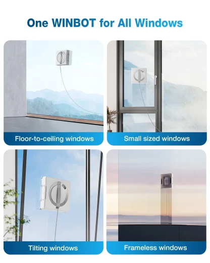 Ecovacs-Robot nettoyeur de vitres intelligent W2 – Image 6