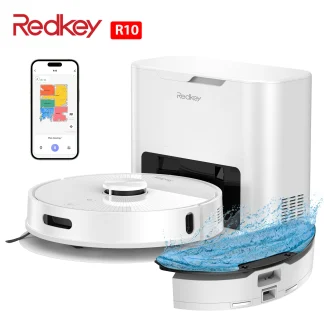 Redkey-Aspirateur robot 2 en 1 R10