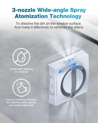 Ecovacs-Robot nettoyeur de vitres intelligent W2 – Image 9