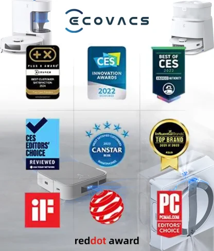 Ecovacs-Robot nettoyeur de vitres intelligent W2 – Image 12