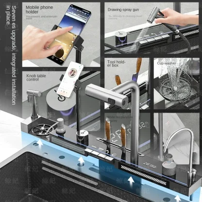 Évier de cuisine cascade – Image 12