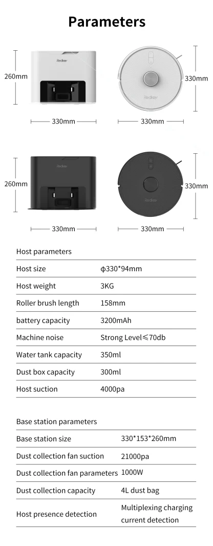 Redkey-Aspirateur robot 2 en 1 R10 – Image 17