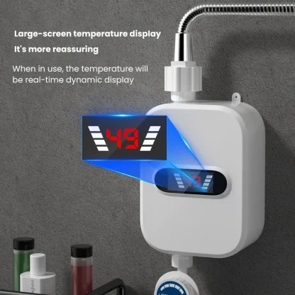 Chauffe-eau instantané douche 220V robinet de salle de bains – Image 4