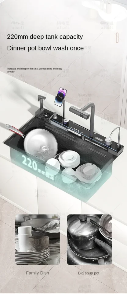 Évier de cuisine cascade – Image 13
