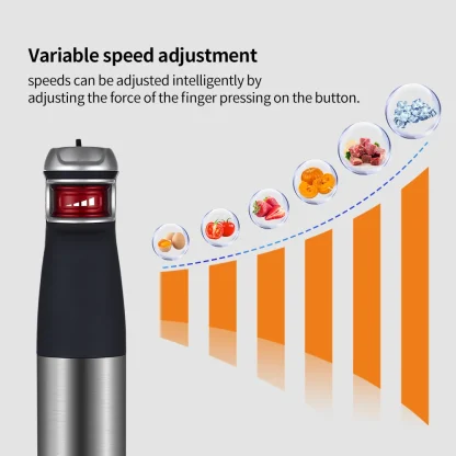 BioloMix par ELEKCHEF 5 en 1 multifonctionnel 1200W électrique mélangeur – Image 2