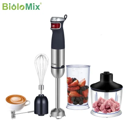 BioloMix par ELEKCHEF 5 en 1 multifonctionnel 1200W électrique mélangeur