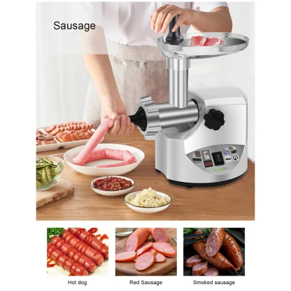 BioloMix robuste 3000W Max puissant hachoir à viande électrique maison – Image 15