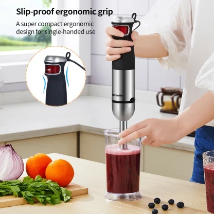 BioloMix par ELEKCHEF 5 en 1 multifonctionnel 1200W électrique mélangeur – Image 9